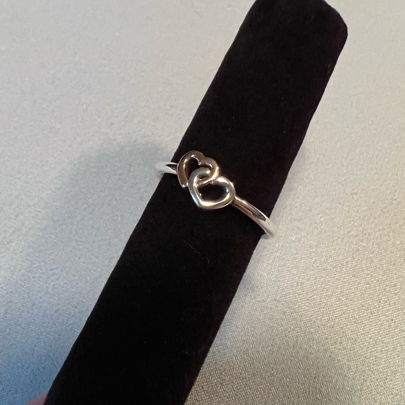 Pandora Interlinked Hearts with 14k gold - Picture 3 of 6